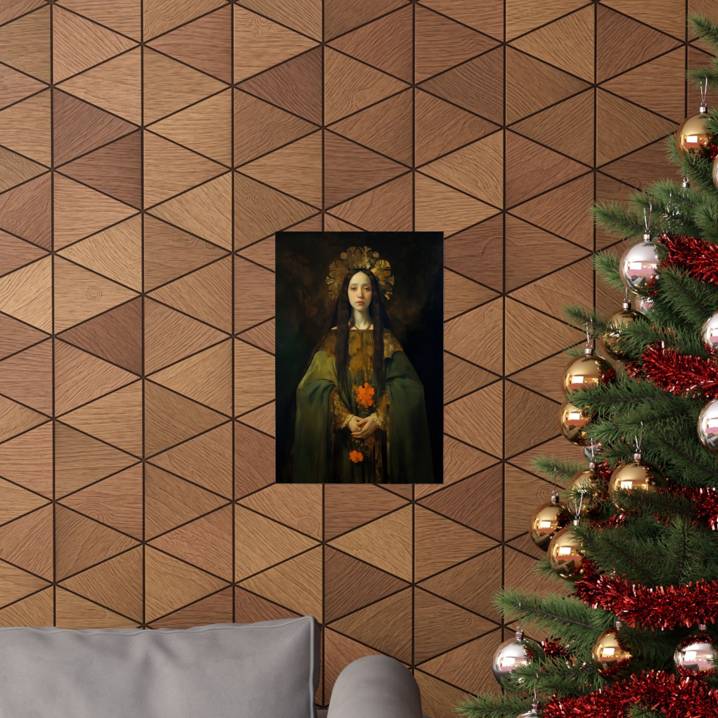Saint Elizabeth of Portugal - Sanctified Souls Print - Multiple Sizes - Premium Matte Vertical Posters