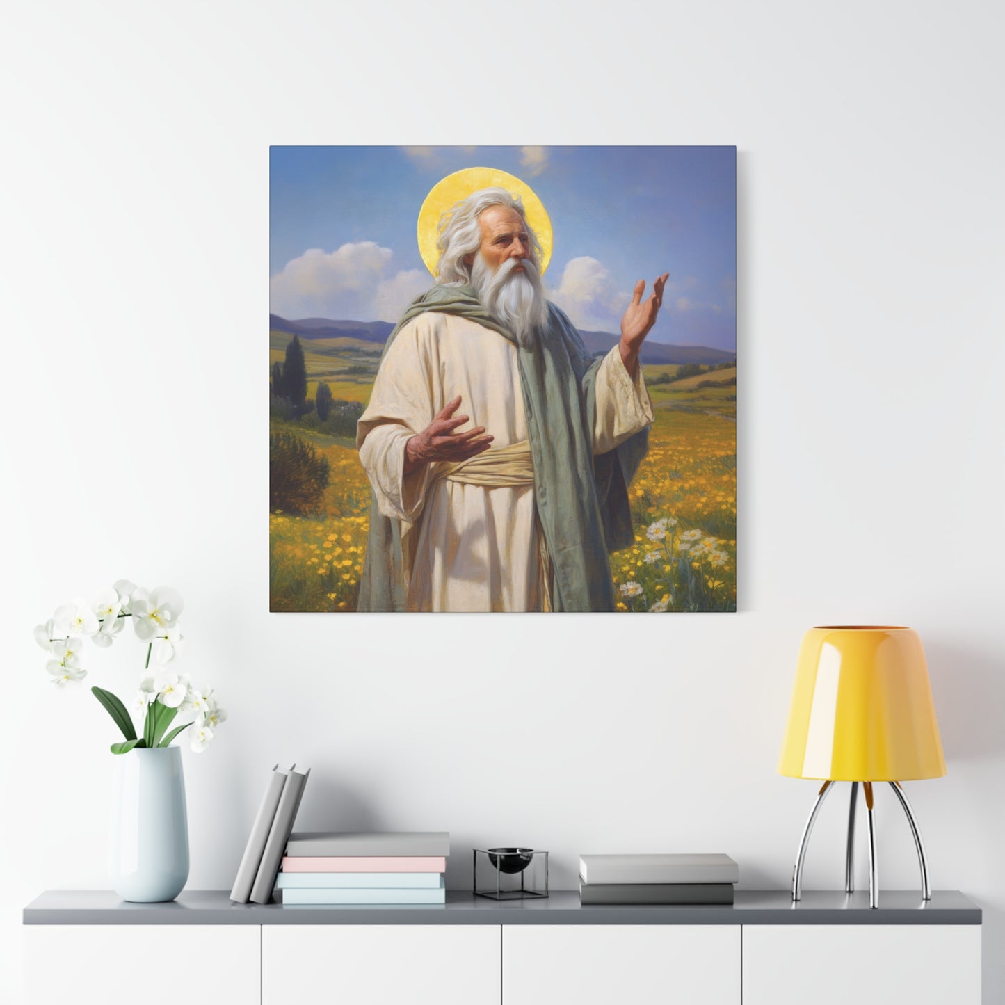 Saint Hilary of Arles - Gallery Wrapped Canvas - Print - Religious Art for your Home - Catholic Art Print