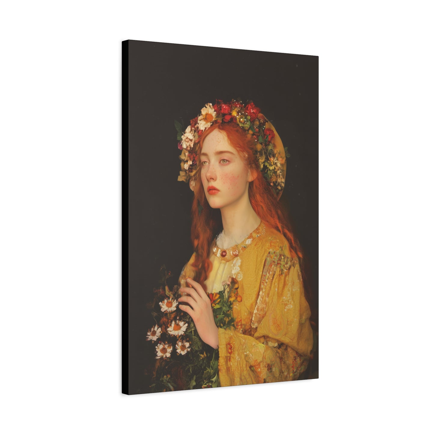 Radiance of Repentance - Mary Magdalene's Renewal - Museum Wrapped Canvas - Print - Religious Art for your Home - Prayer Room - Catholic