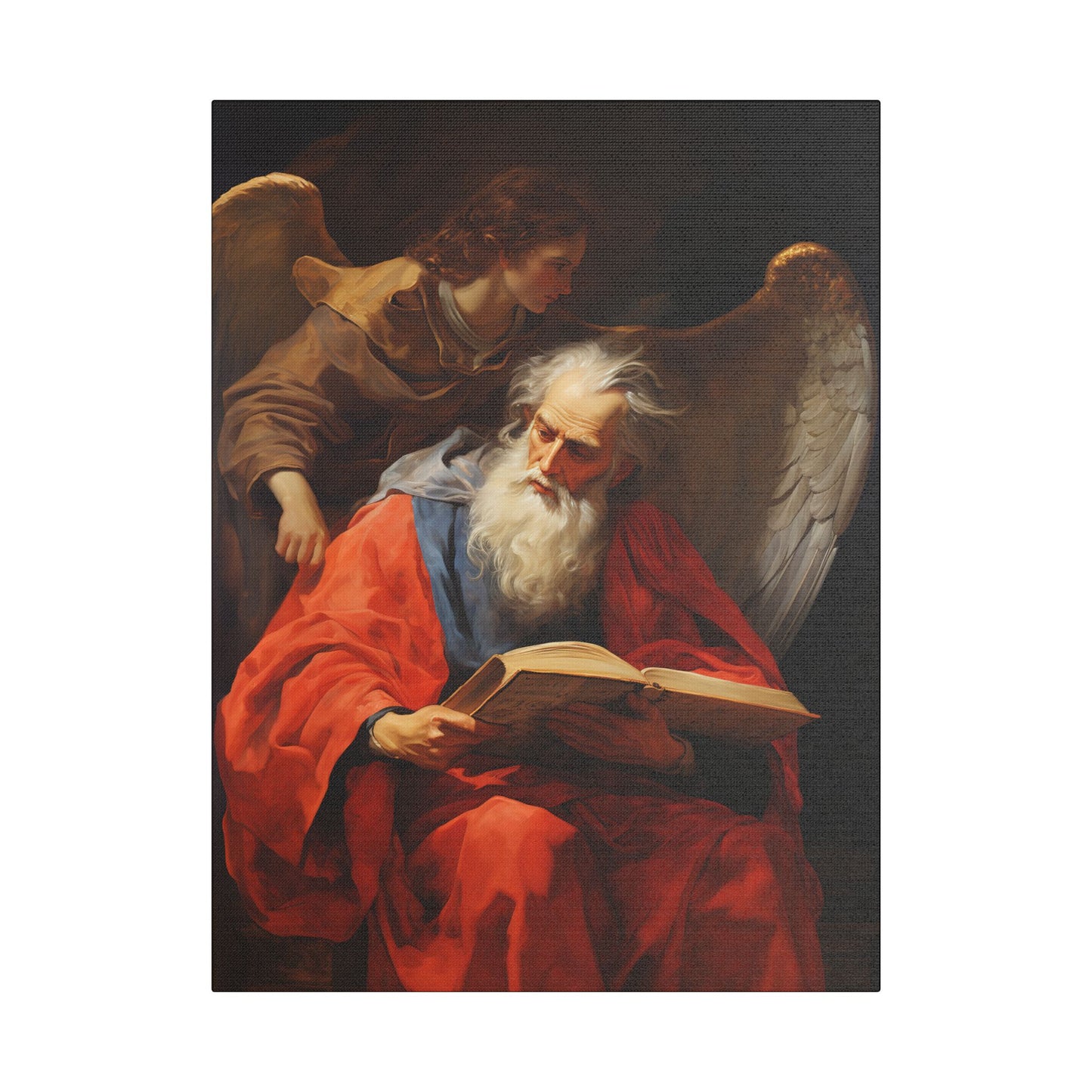 Saint Matthew the Apostle - Museum Wrapped Canvas - Sanctified Souls Print - Religious Art for your Home