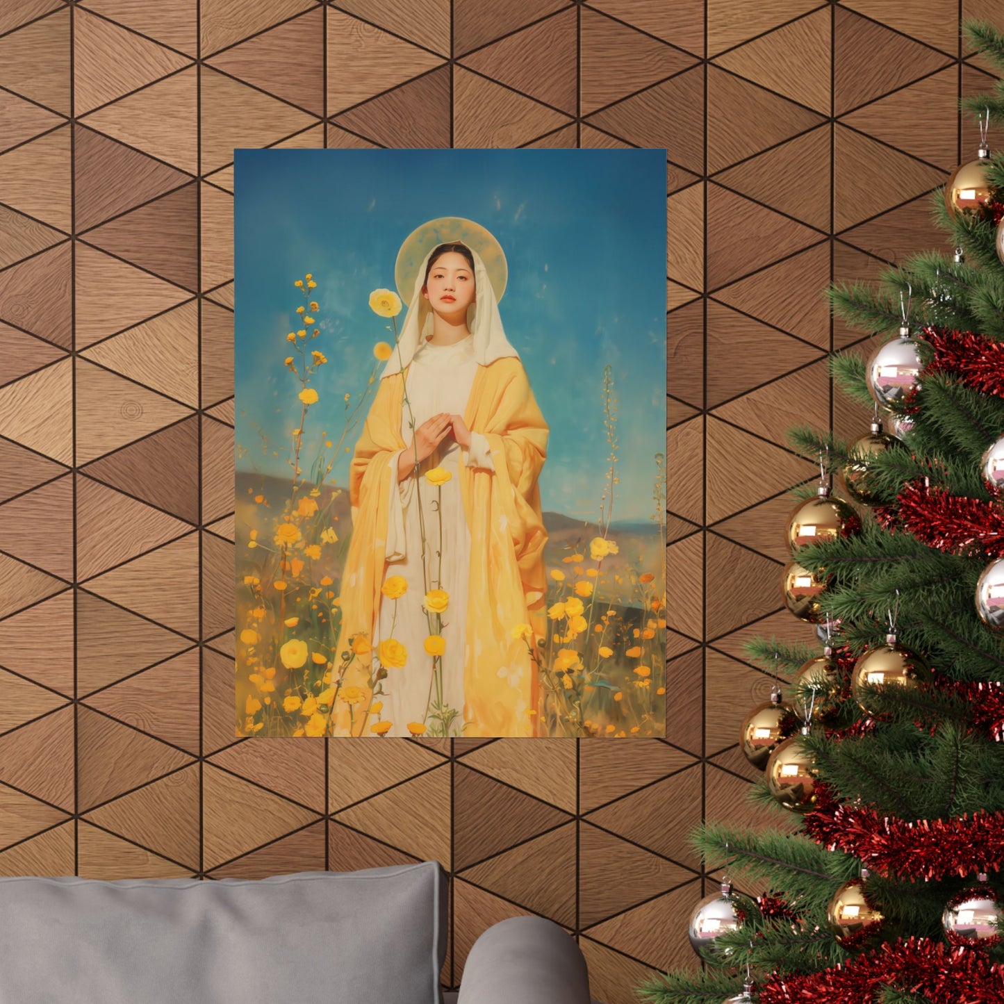 Saint Agatha Lin - Sanctified Souls Print - Multiple Sizes - Premium Matte Vertical Posters