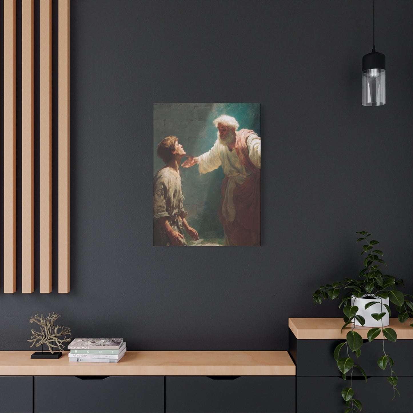Homecoming of the Prodigal Son - Gallery Wrapped Canvas - Print - Religious Art for your Home - Catholic Art Print