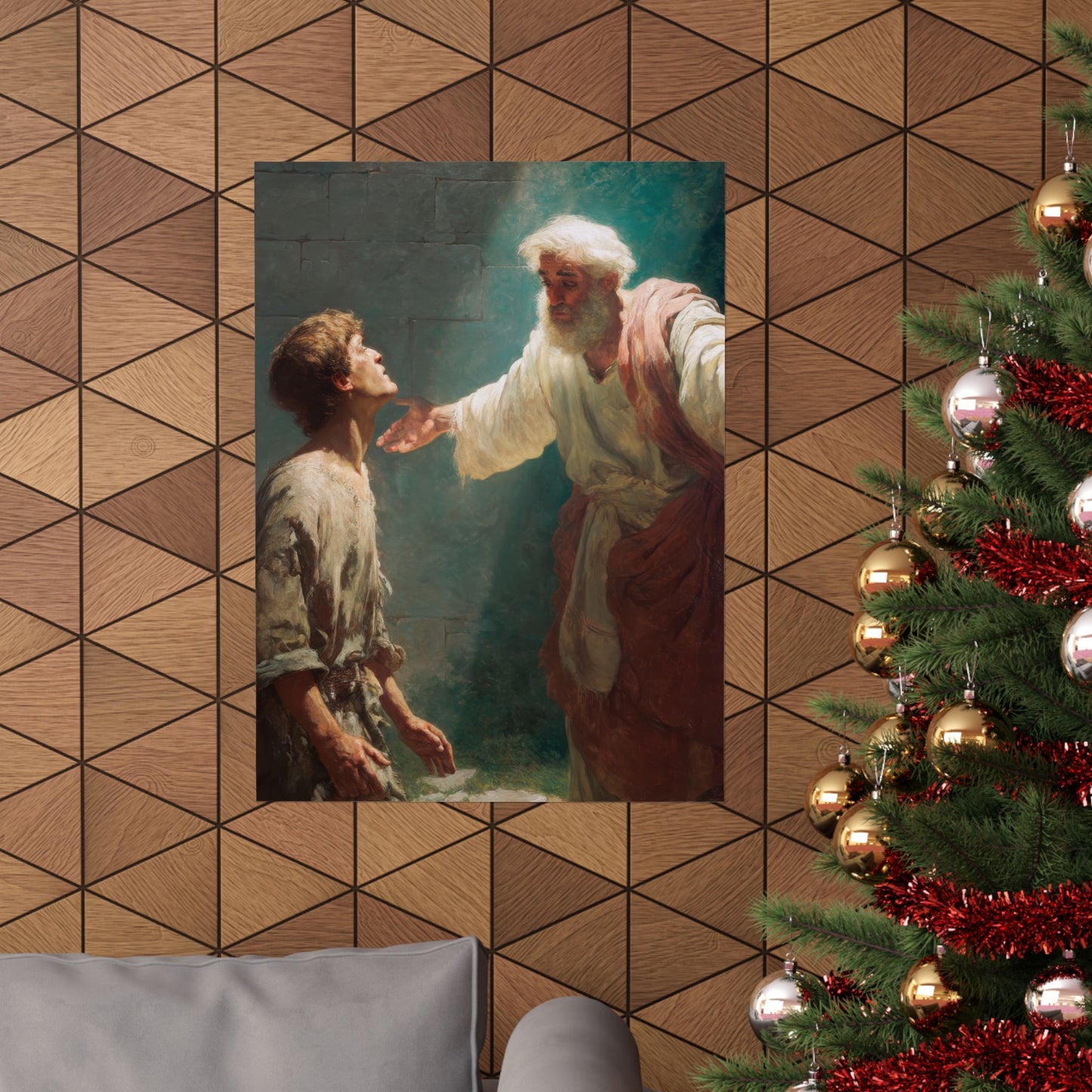 Homecoming of the Prodigal Son - Sanctified Souls Print - Multiple Sizes - Premium Matte Vertical Posters