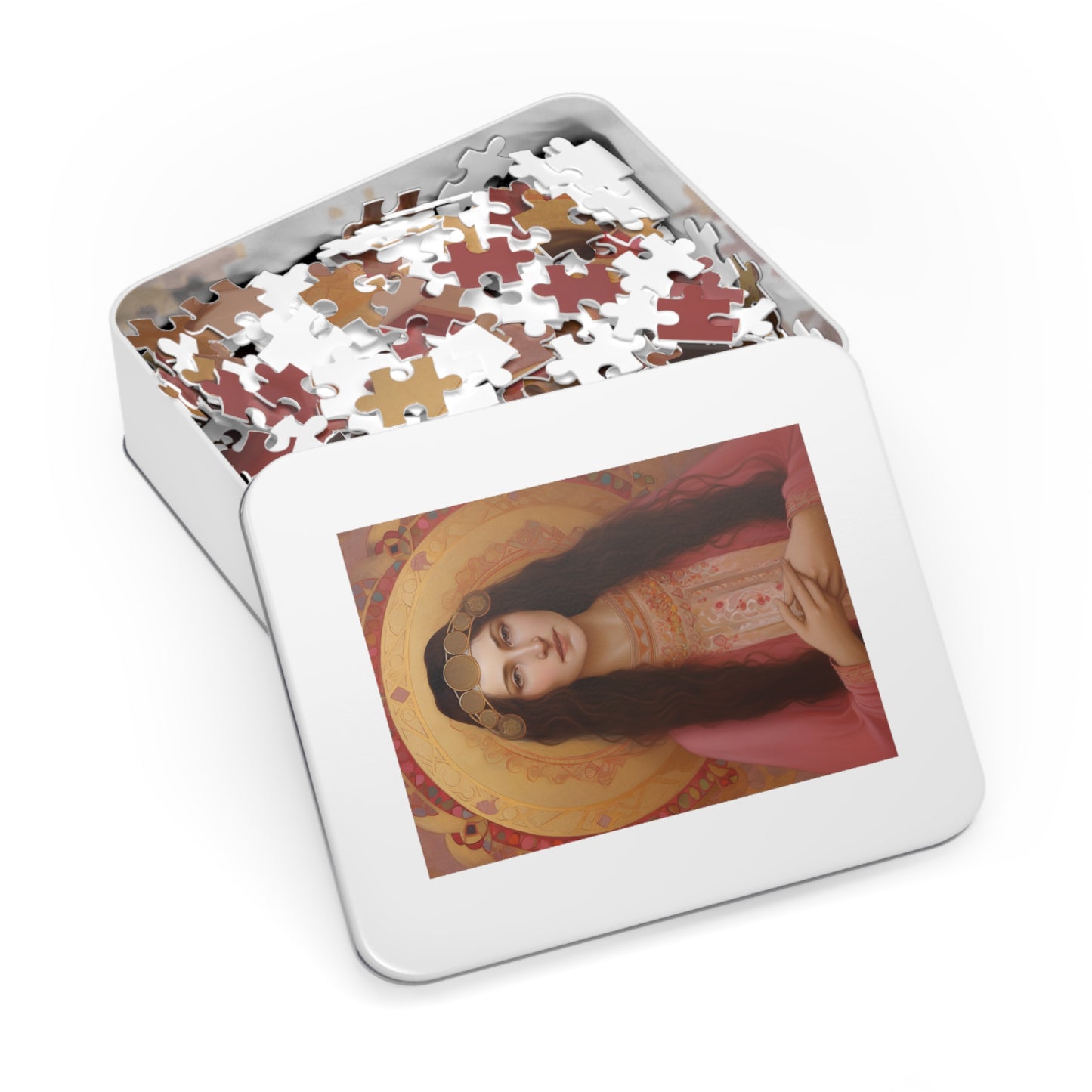 Saint Apollonia - Puzzle and Keepsake Tin - Religious Jigsaw Puzzle (30, 110, 252, 500,1000-Piece) - Religious Puzzle