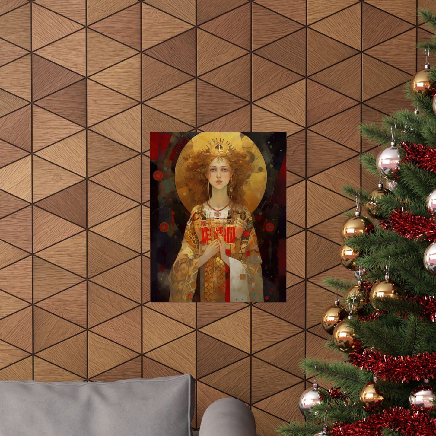 Saint Ursula Print - Sanctified Souls Print - Multiple Sizes - Premium Matte Vertical Posters
