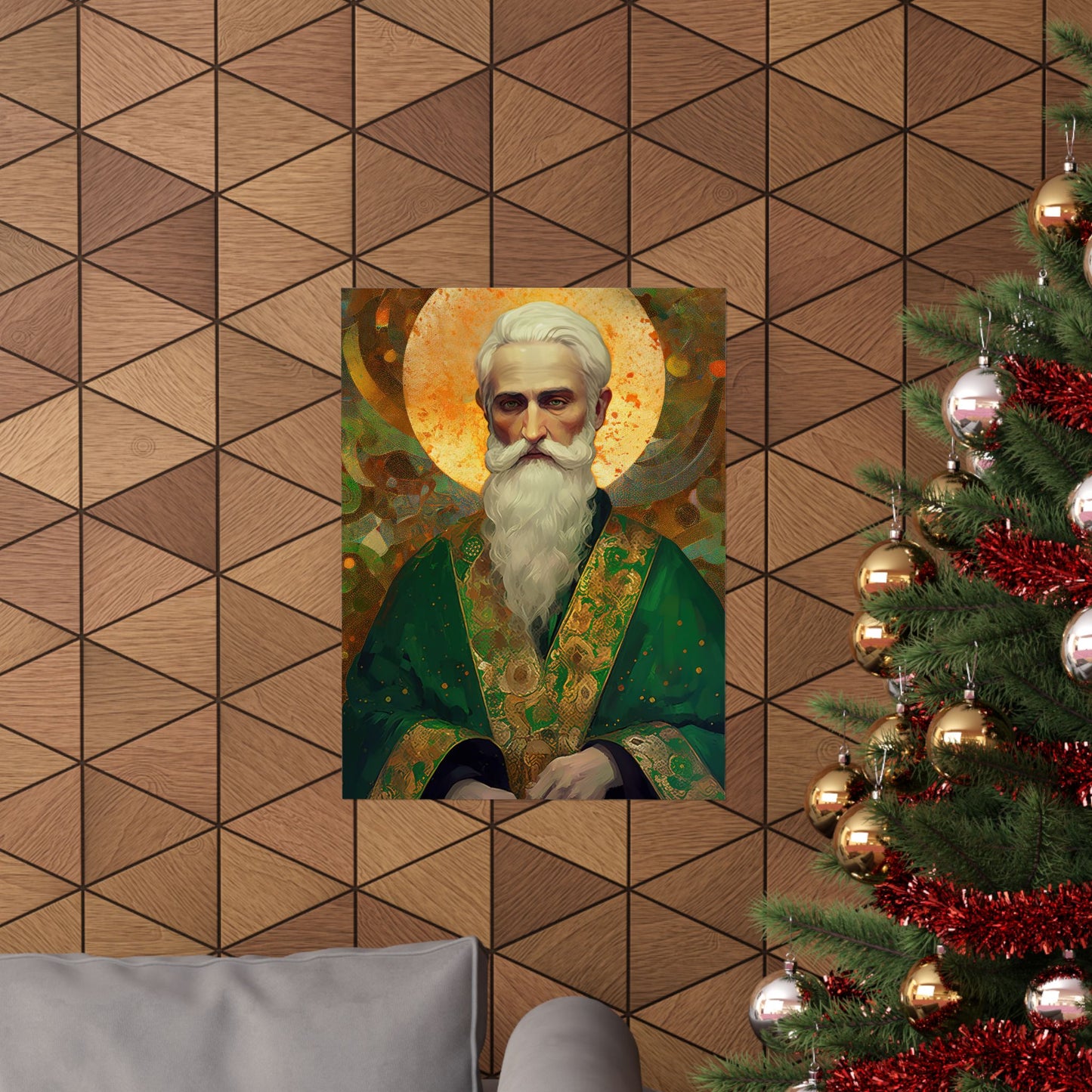Saint Patrick Print - Sanctified Souls Print - Multiple Sizes - Premium Matte Vertical Posters