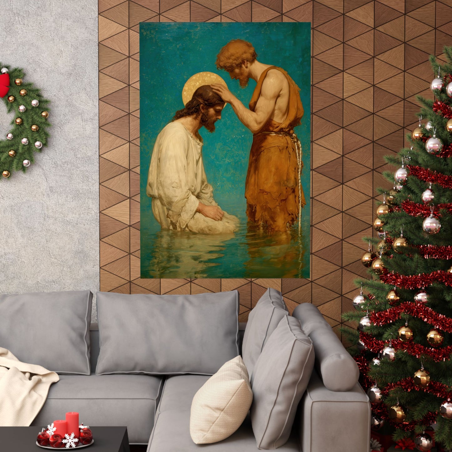 Saint John the Baptist, The Prophet and the Promise - Sanctified Souls Print - Multiple Sizes - Premium Matte Vertical Posters