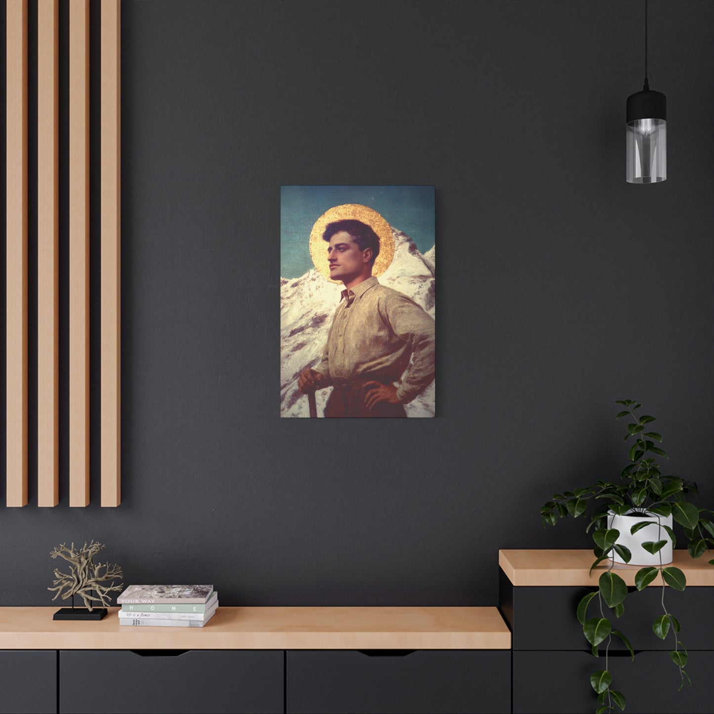 Saint Pier Giorgio Frassati -  Museum Wrapped Canvas - Sanctified Souls Print - Religious Art for your Home - Catholic Patron Saint Art