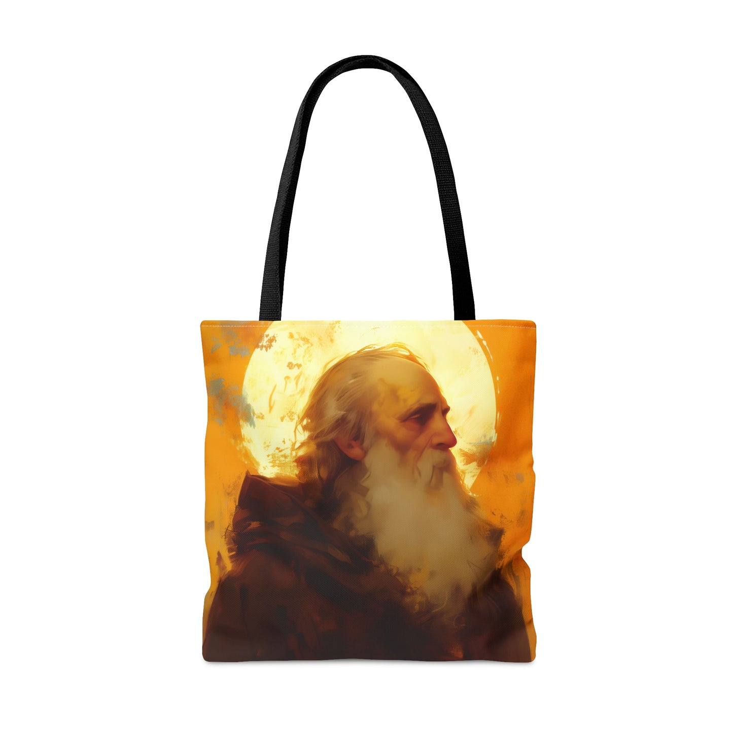 Saint Samson of Dol Tote Bag - Large Medium Small Faith Art Bag - Catholic Faith Purse - Religious Carry All - Re usable Bible Purse
