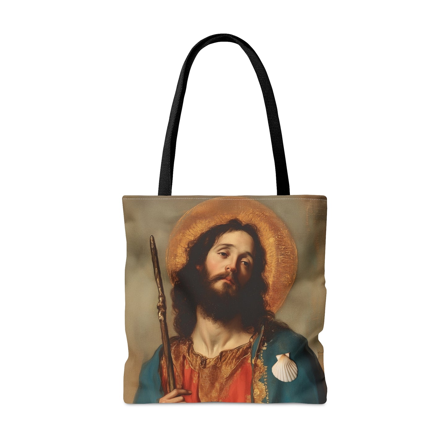 Saint James the Greater - Apostle Tote Bag - Large Medium Small Faith Art Bag - Catholic Faith Purse - Religious - Prayer Bag - Devotional