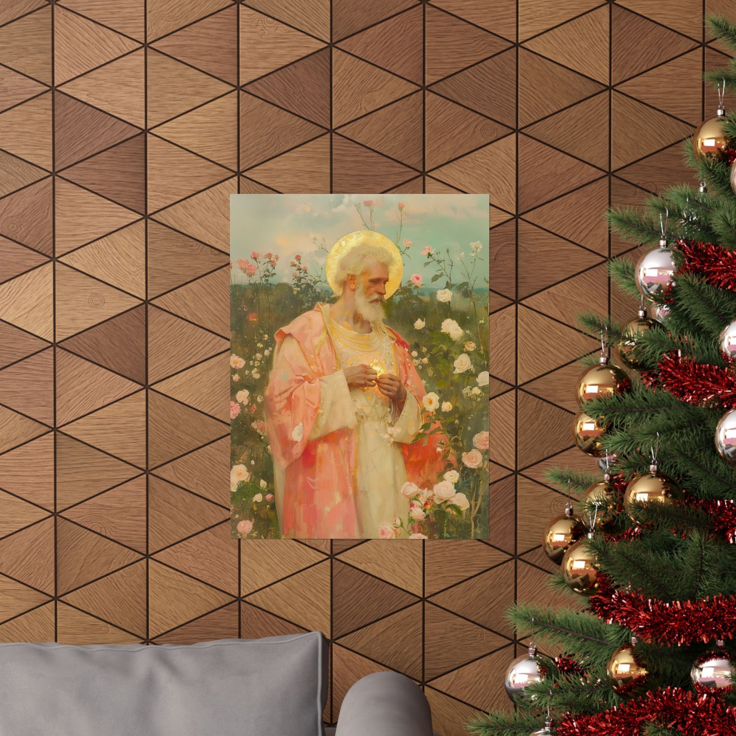 Saint Valentine -  Catholic Art - Multiple Sizes - Premium Posters - Catholic Art - Christian Home - Catholic Saint Art