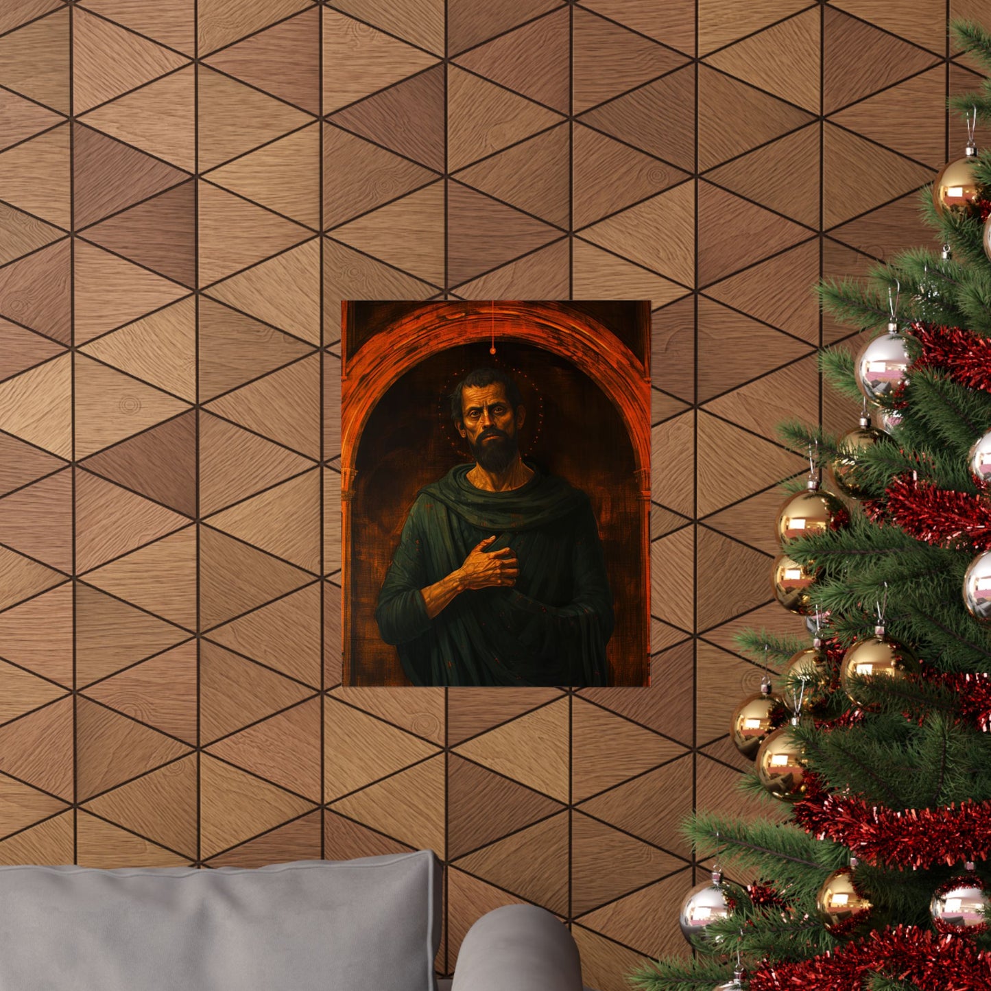 Saint Bartholomew the Apostle - Sanctified Souls Print - Multiple Sizes - Premium Matte Vertical Posters
