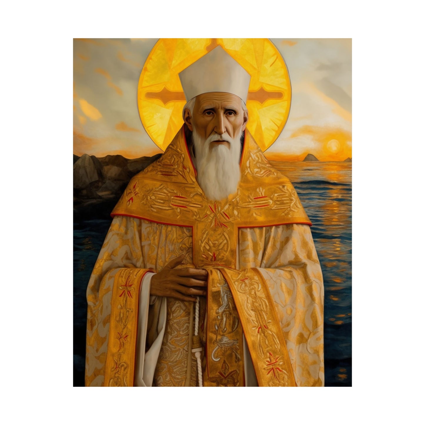 Saint Innocent of Alaska - Sanctified Souls Print - Multiple Sizes - Premium Matte Vertical Posters