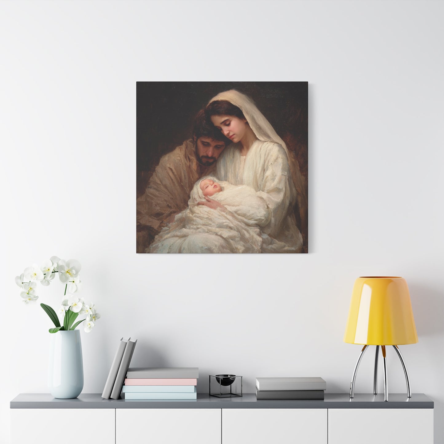 The Quiet Kingdom of the Holy Family - Gallery Wrapped Canvas - Print - Religious Art for your Home - Catholic