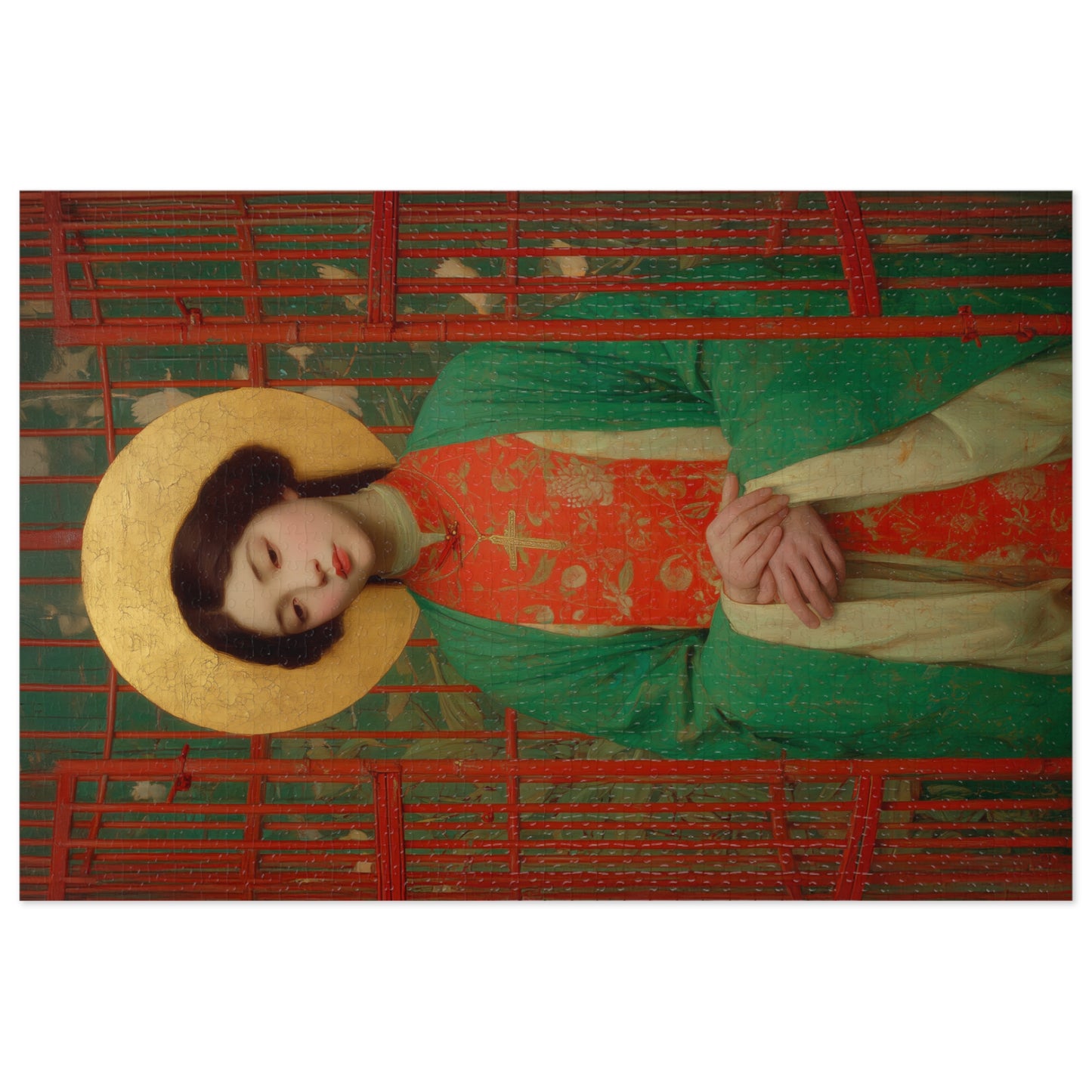 Saint Agnes Tsao Kou Ying - Puzzle and Keepsake Tin - Religious Jigsaw Puzzle (30, 110, 252, 500,1000) - Gift for Catholic Families