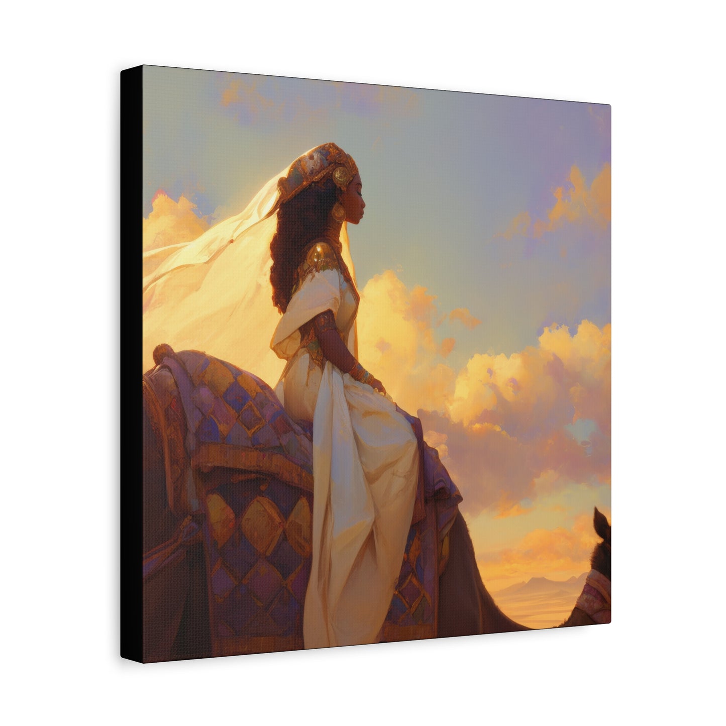 Queen of Sheba - Gallery Wrapped Canvas - Print - Religious Art for your Home - Catholic Art