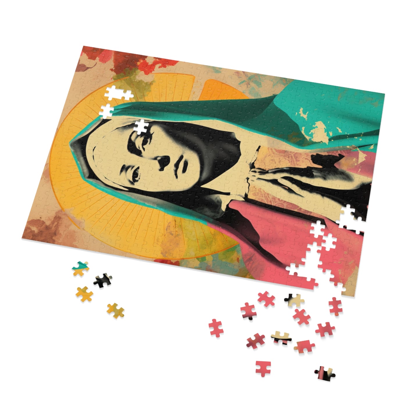 Mary the Blessed Virgin - Puzzle and Keepsake Tin - Religious Jigsaw Puzzle (30, 110, 252, 500,1000-Piece) - Religious Puzzle