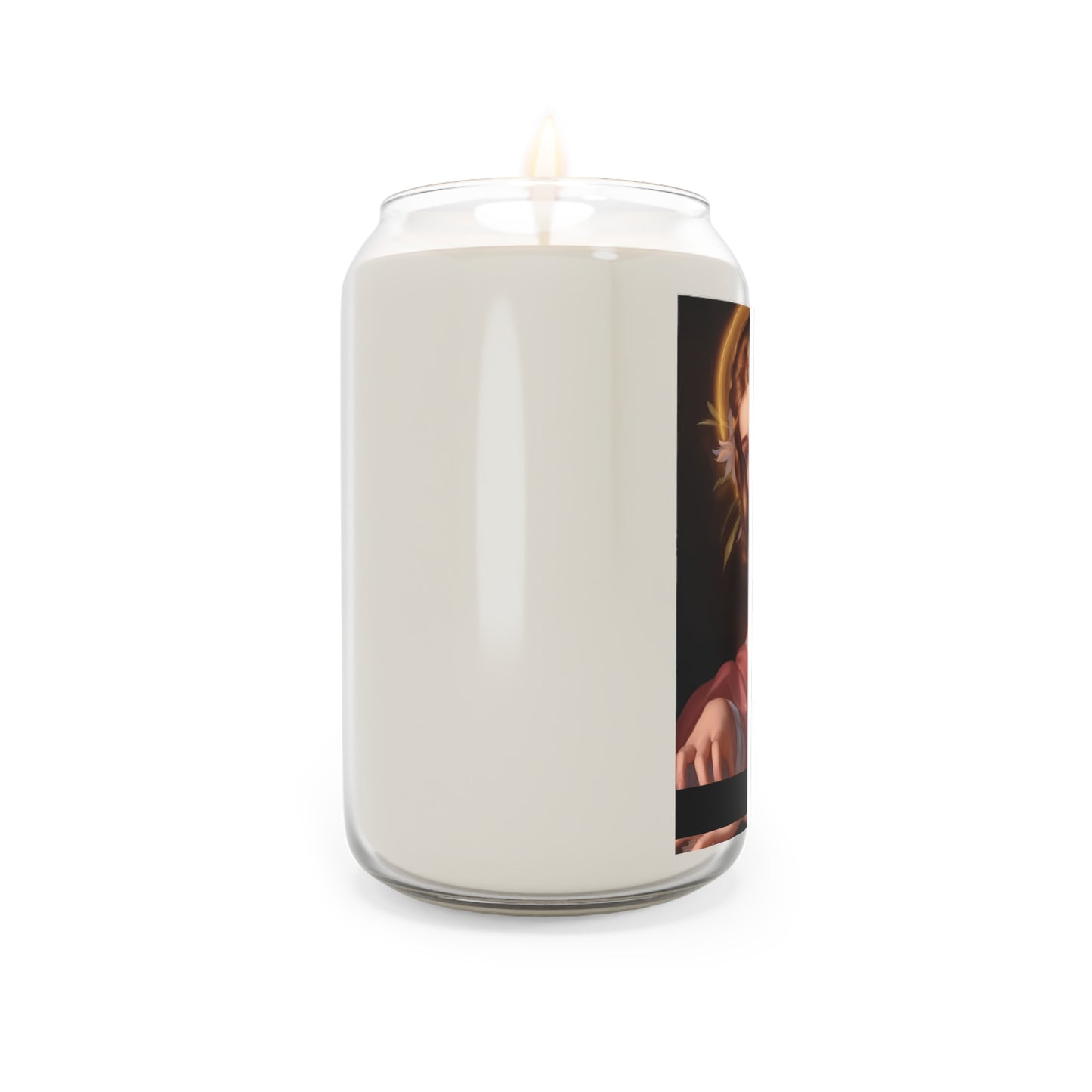 Saint Cecilia - Scented Prayer Candle, 13.75oz -  Candle - Catholic Art - prayer room - Religious Saint