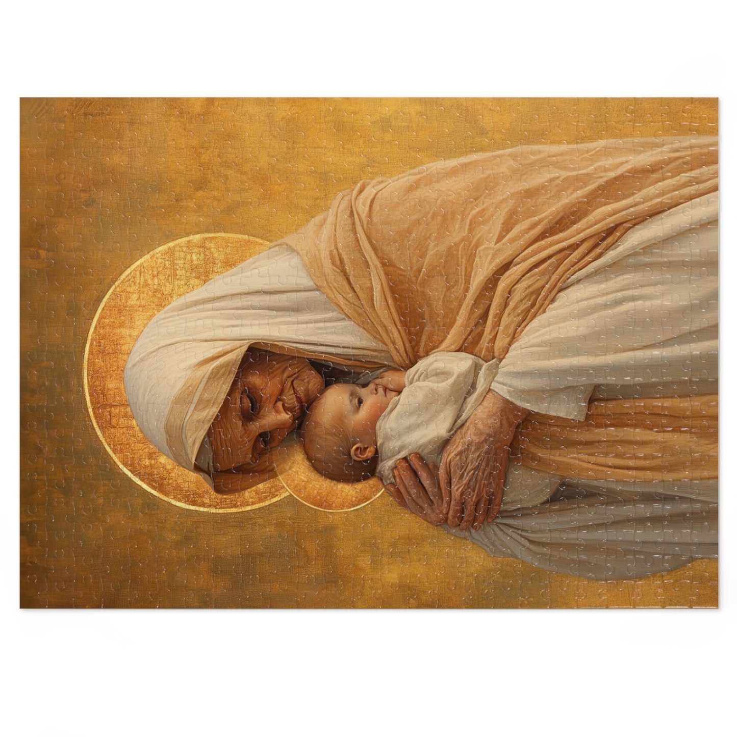 Saint Anna the Prophetess - Puzzle and Keepsake Tin - Religious (30, 110, 252, 500,1000) - Religious Puzzle - Gifts for Catholic Families