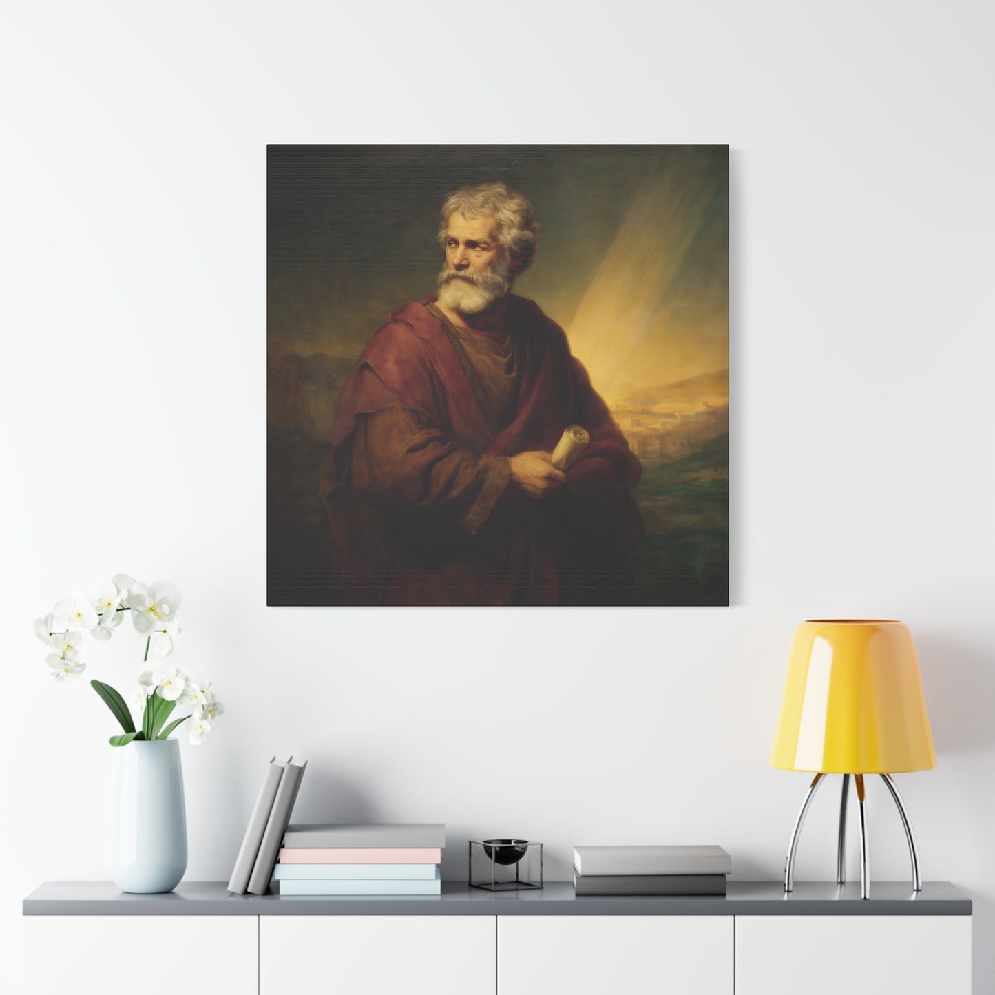 Saint Philip the Apostle -  Museum Wrapped Canvas - Sanctified Souls Print - Religious Art for your Home