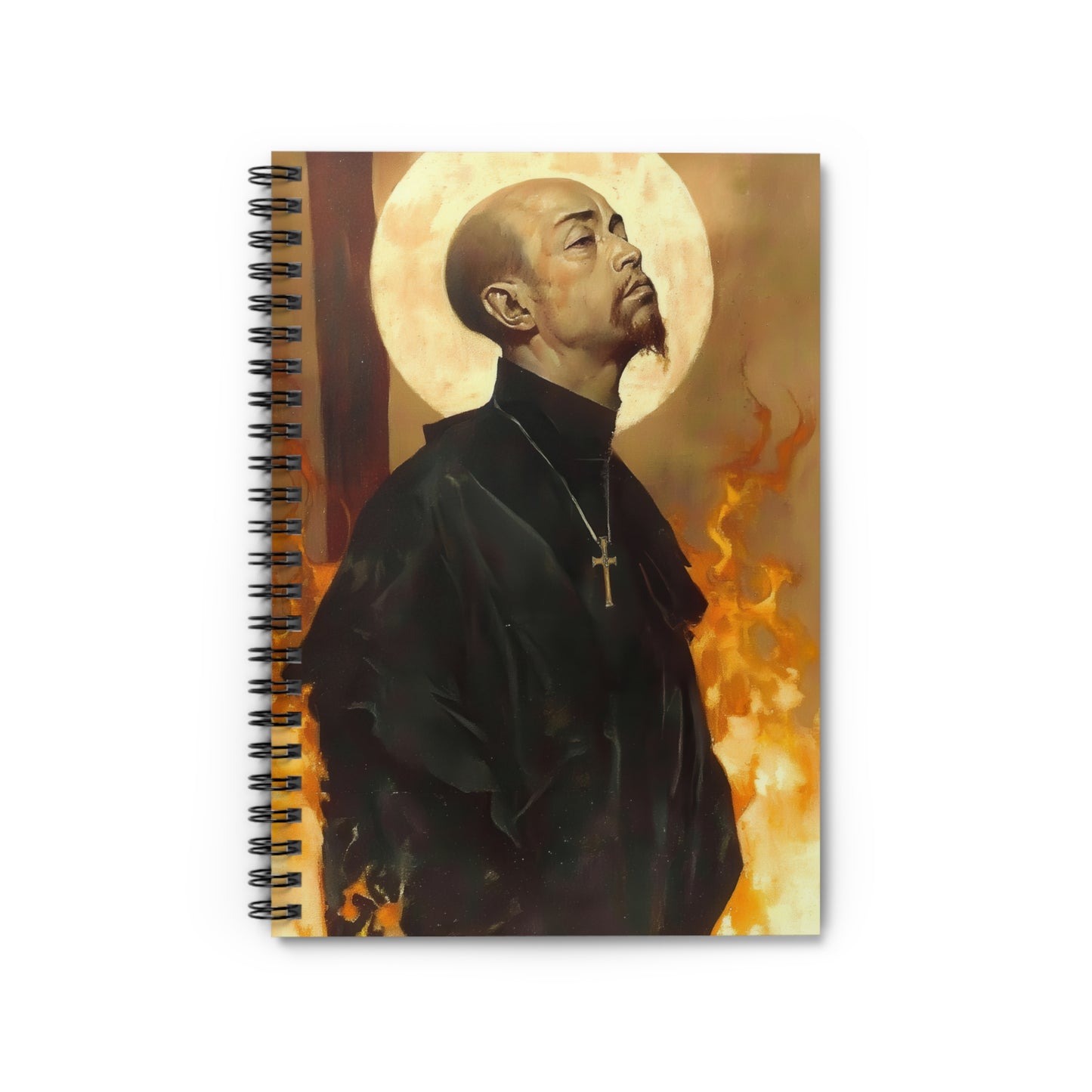 Blessed Thomas Tsughi - Sanctified Souls Art - Religious - Spiral Notebook - Ruled - Catholic Religious - Devotional Prayer Journal