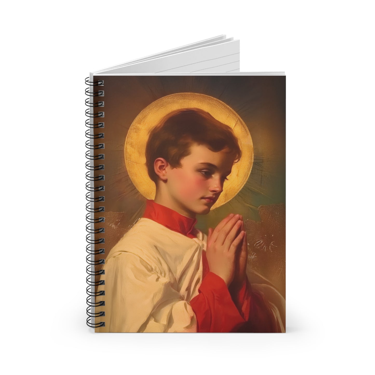 Saint Dominic Savio - Sanctified Souls Art - Religious - Spiral Notebook - Ruled - Catholic - Devotional Journal - Journal Diary