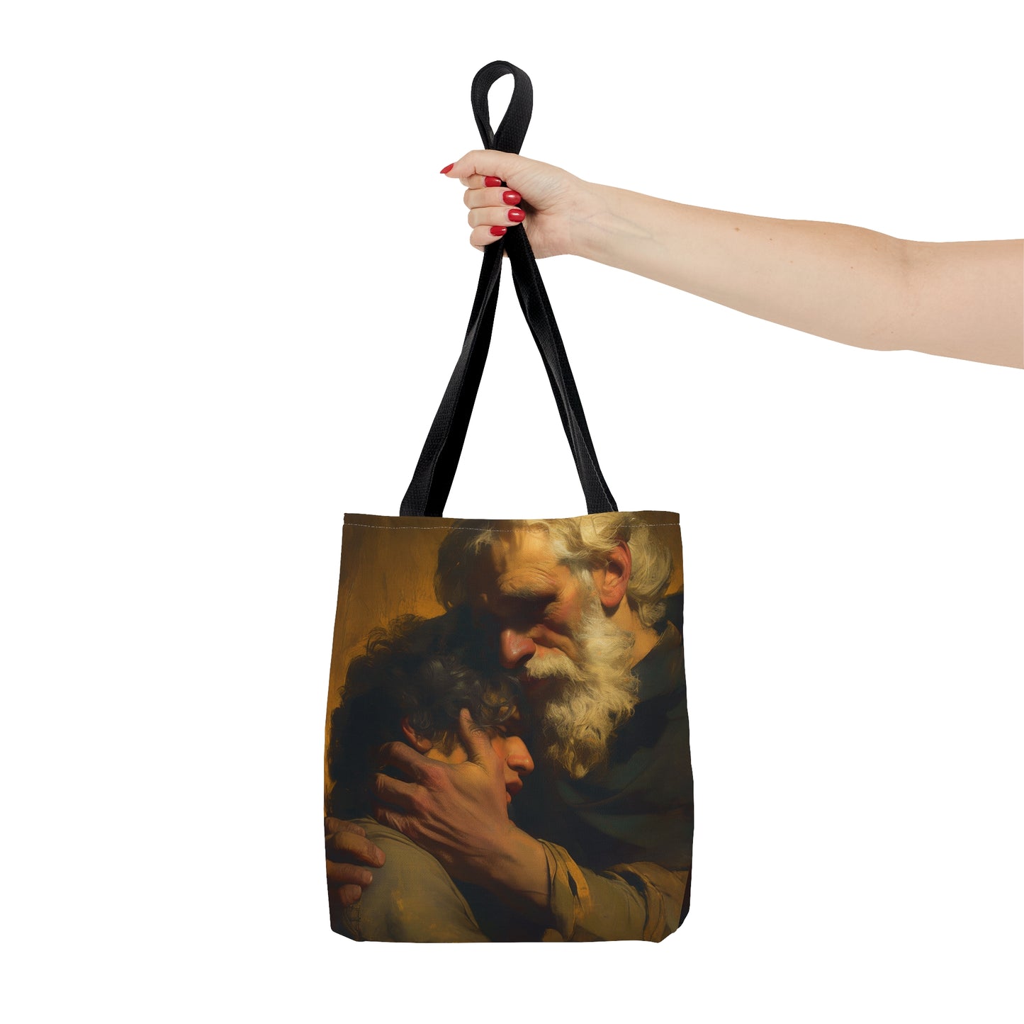 The Return of the Prodigal Son - Tote Bag - Large Medium Small Faith Art Bag - Catholic Faith Purse