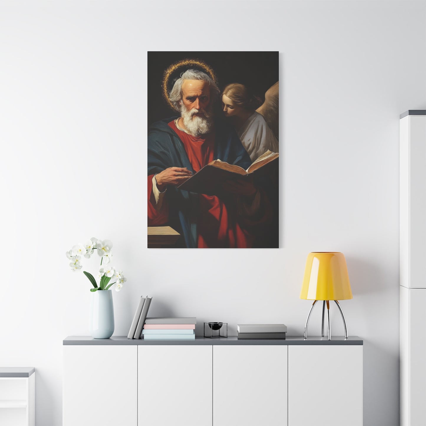 Saint Matthew the Apostle - Gallery Wrapped Canvas - Print - Religious Art for your Home - Catholic