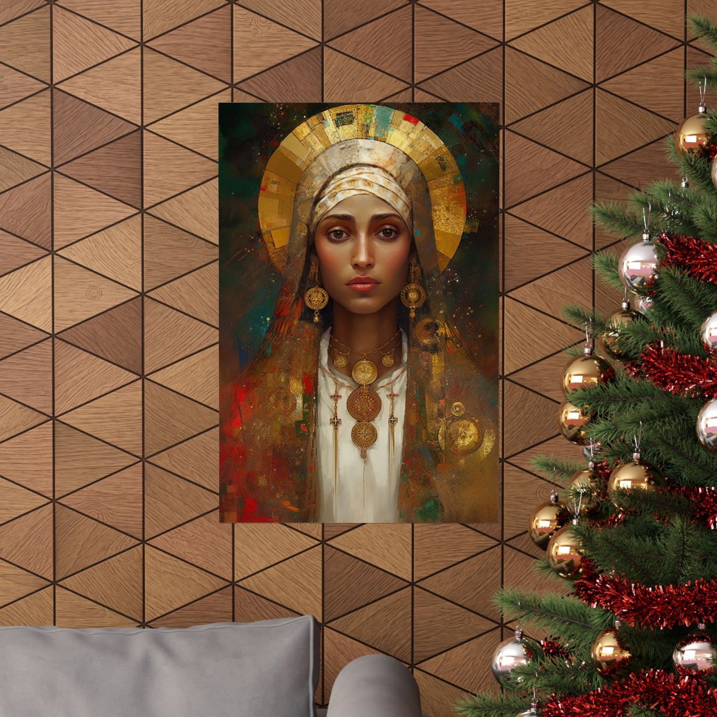 Saint Julia of Carthage - Sanctified Souls Print - Multiple Sizes - Premium Matte Vertical Posters