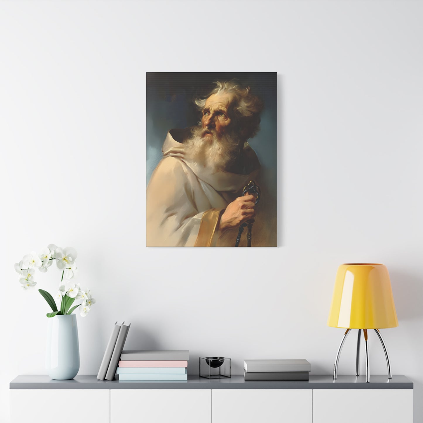 Saint Peter the Apostle - Museum Wrapped Canvas - Print - Religious Art for your Home - Christian print - Prayer Room - Catholic