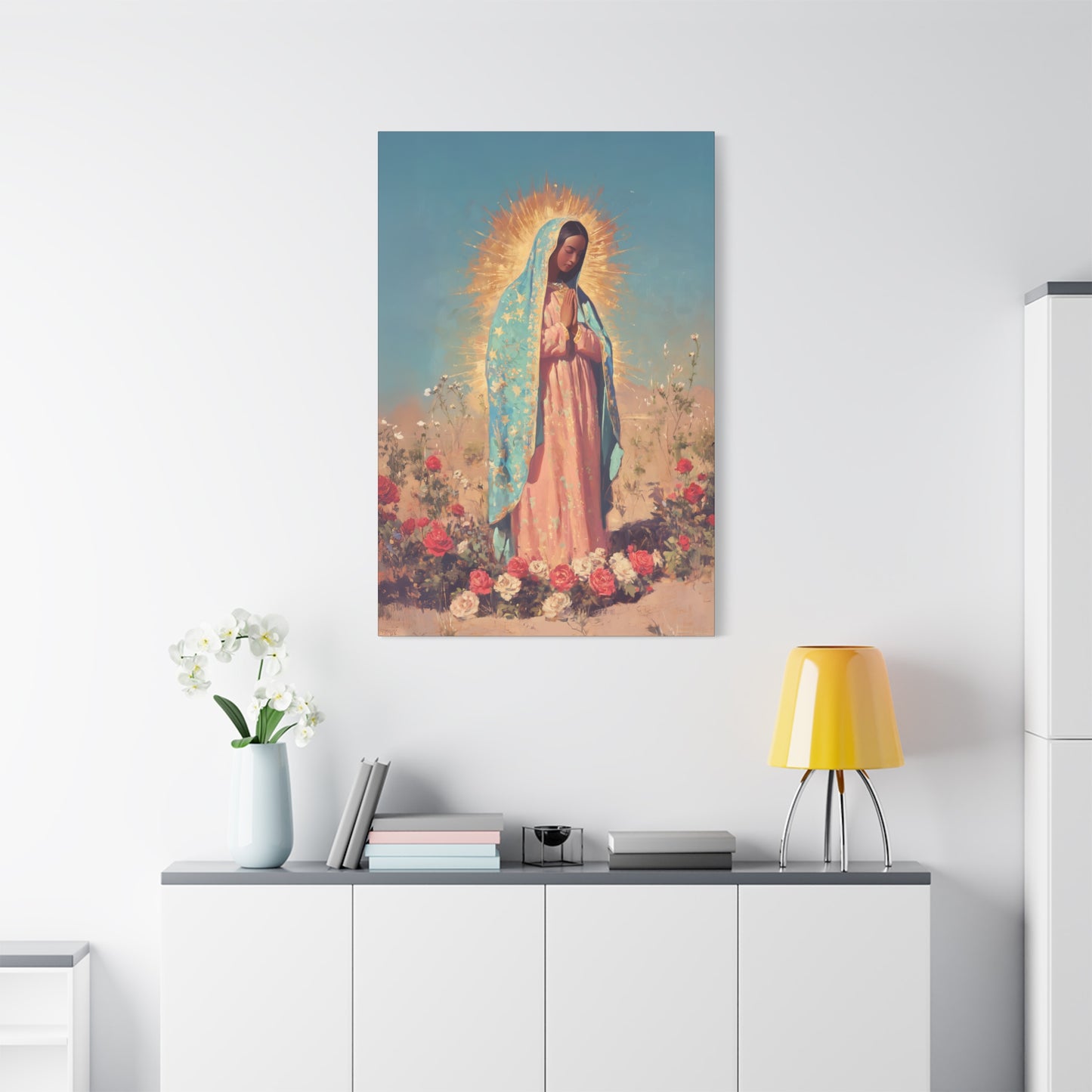 Our Lady of Guadalupe - Gallery Wrapped Canvas - Print - Religious Art for your Home - Catholic Art