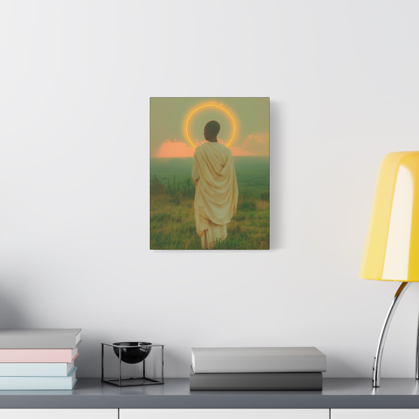 Saint Charles Lwanga -  Museum Wrapped Canvas - Sanctified Souls Print - Religious Art for your Home - Catholic Patron Saint Art