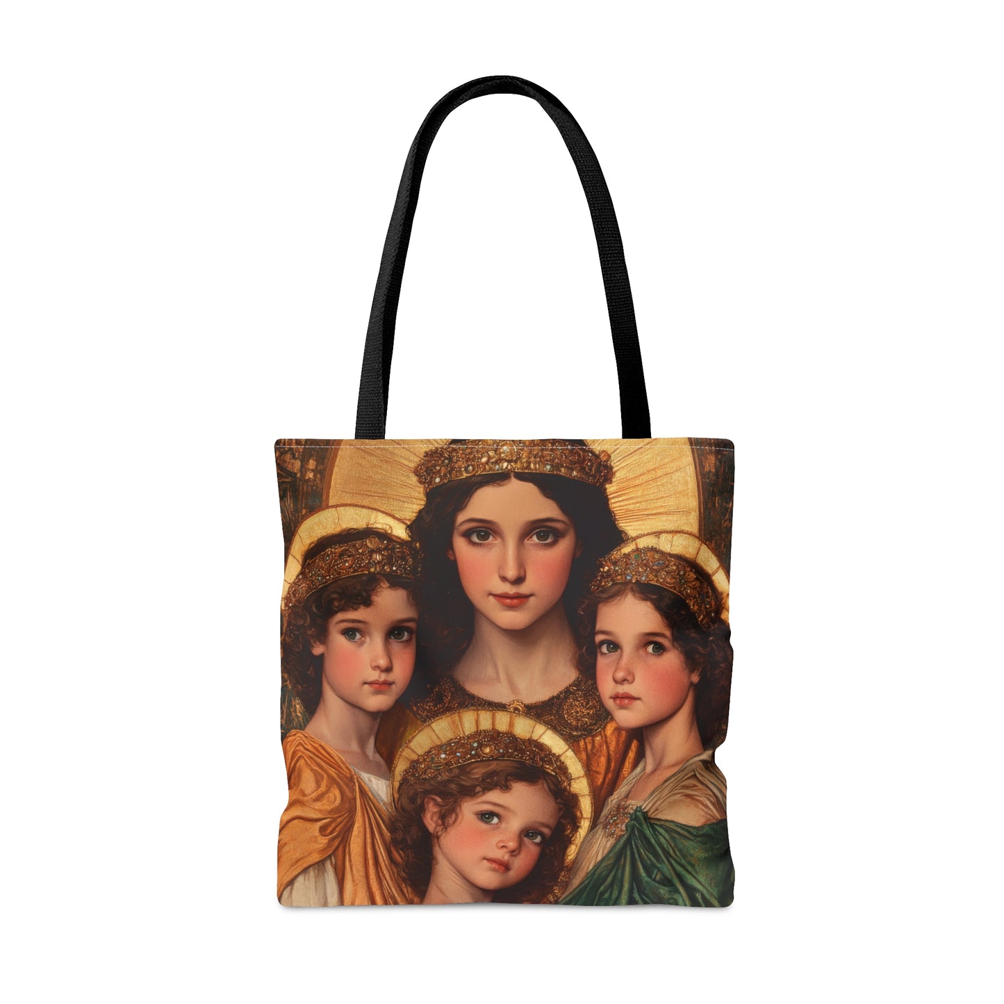 Saints Sophia, Faith, Hope and Charity Tote Bag - Large Medium Small Faith Art Bag - Catholic Faith Purse - Religious - Prayer Bag