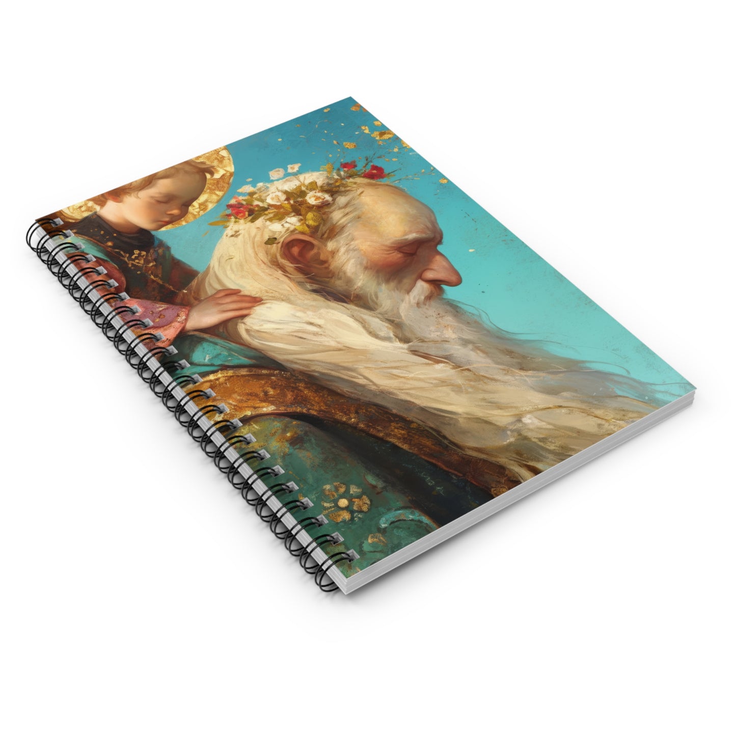 Saint Alexis Falconieri - Sanctified Souls Art - Religious - Spiral Notebook - Ruled - Catholic - Devotional Journal - Diary