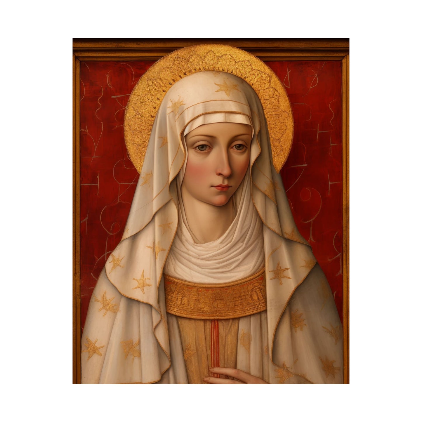 Saint Isidora - The Fool for Christ - Sanctified Souls Print - Multiple Sizes - Premium Matte Vertical Posters - Catholic Saint Art