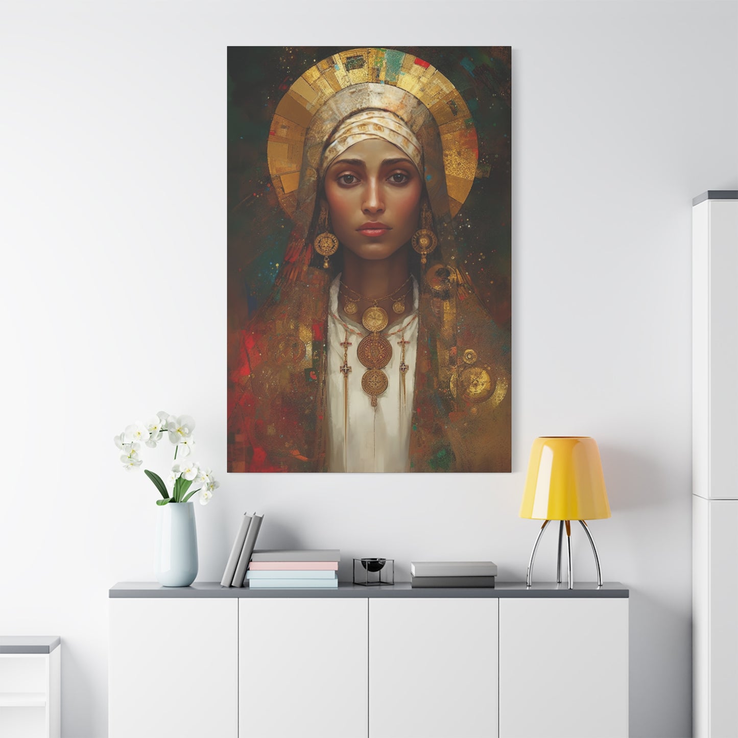 Saint Julia of Carthage - Museum Wrapped Canvas - Sanctified Souls Print - Religious Art for your Home