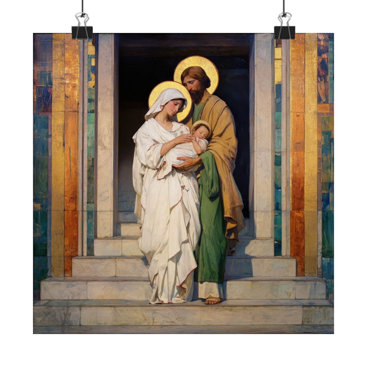 The Feast of the Presentation of the Lord - Holy Family - Sanctified Souls Print - Multiple Sizes - Premium Matte Vertical Posters