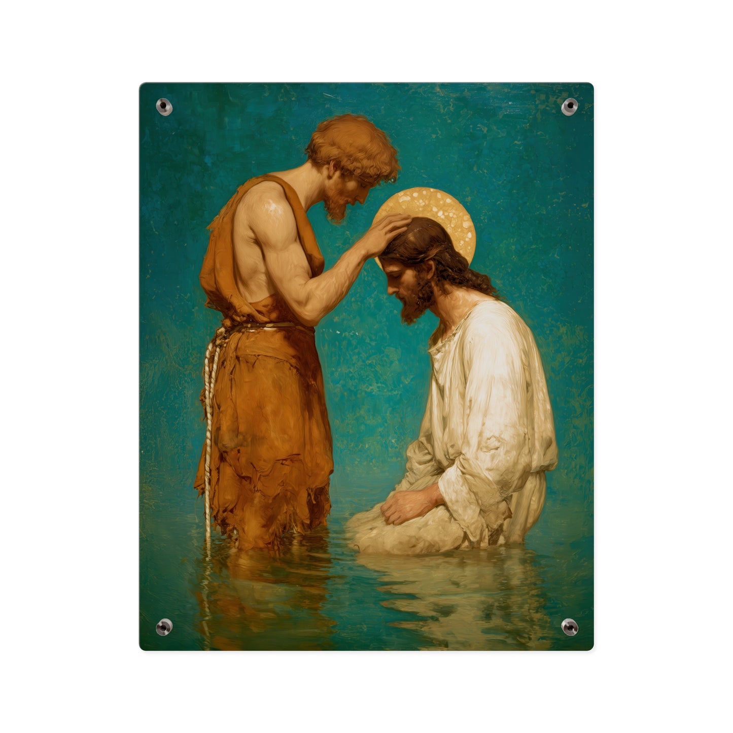 Saint John the Baptist, The Prophet and the Promise - Acrylic Wall Art Panel - Ready to Hang Acrylic Print - Catholic Saint Art
