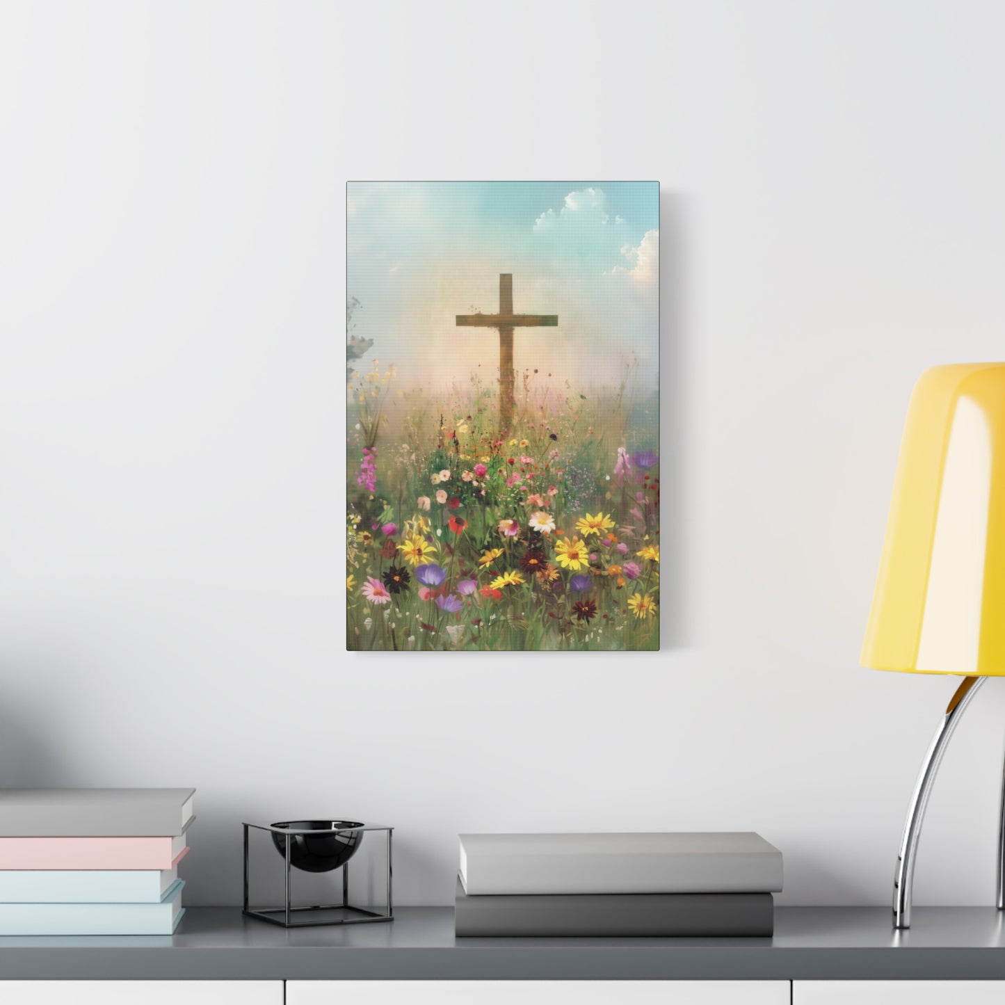 The Cross That Called the Earth to Life - Gallery Wrapped Canvas - Print - Religious Art for your Home - Catholic