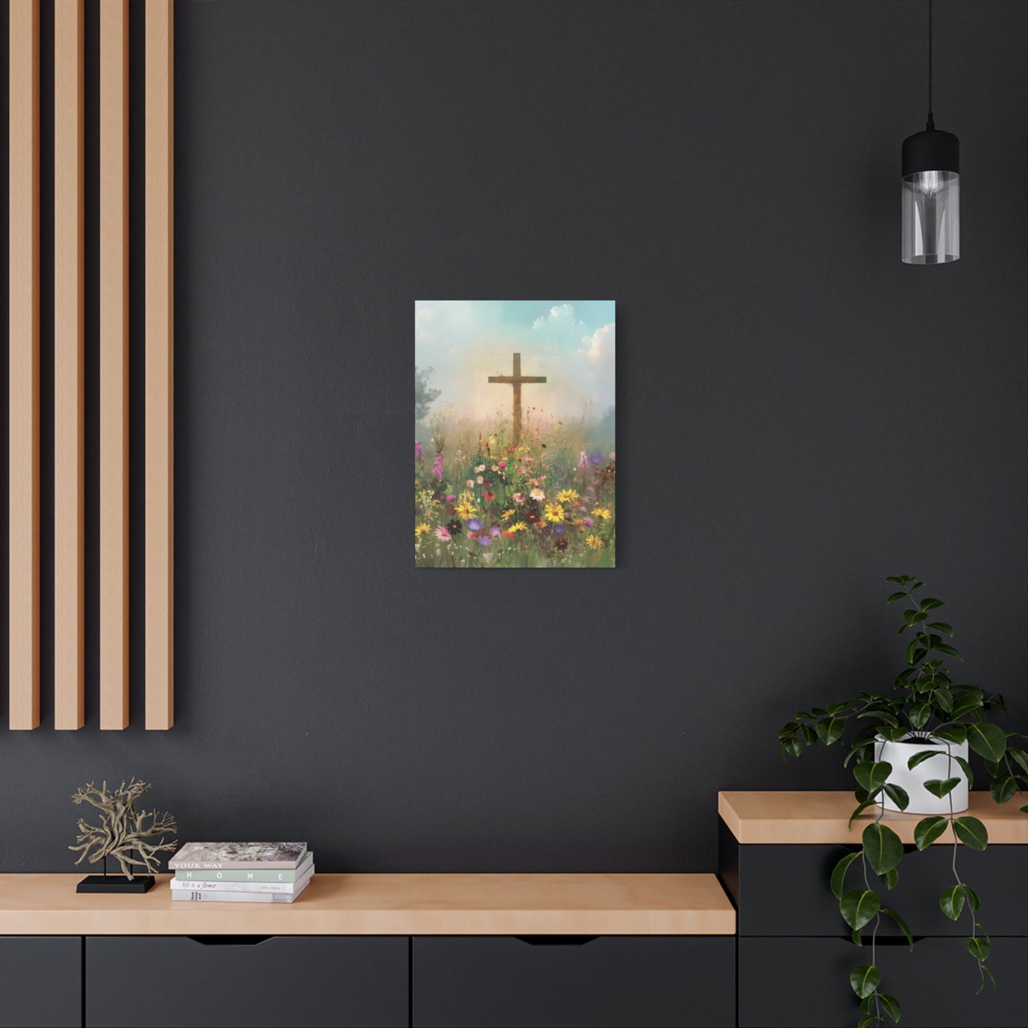 The Cross That Called the Earth to Life - Gallery Wrapped Canvas - Print - Religious Art for your Home - Catholic