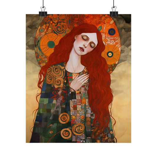 Mystery of Mercy - Saint Mary Magdalene Print - Sanctified Souls Print - Multiple Sizes - Premium Matte Vertical Posters