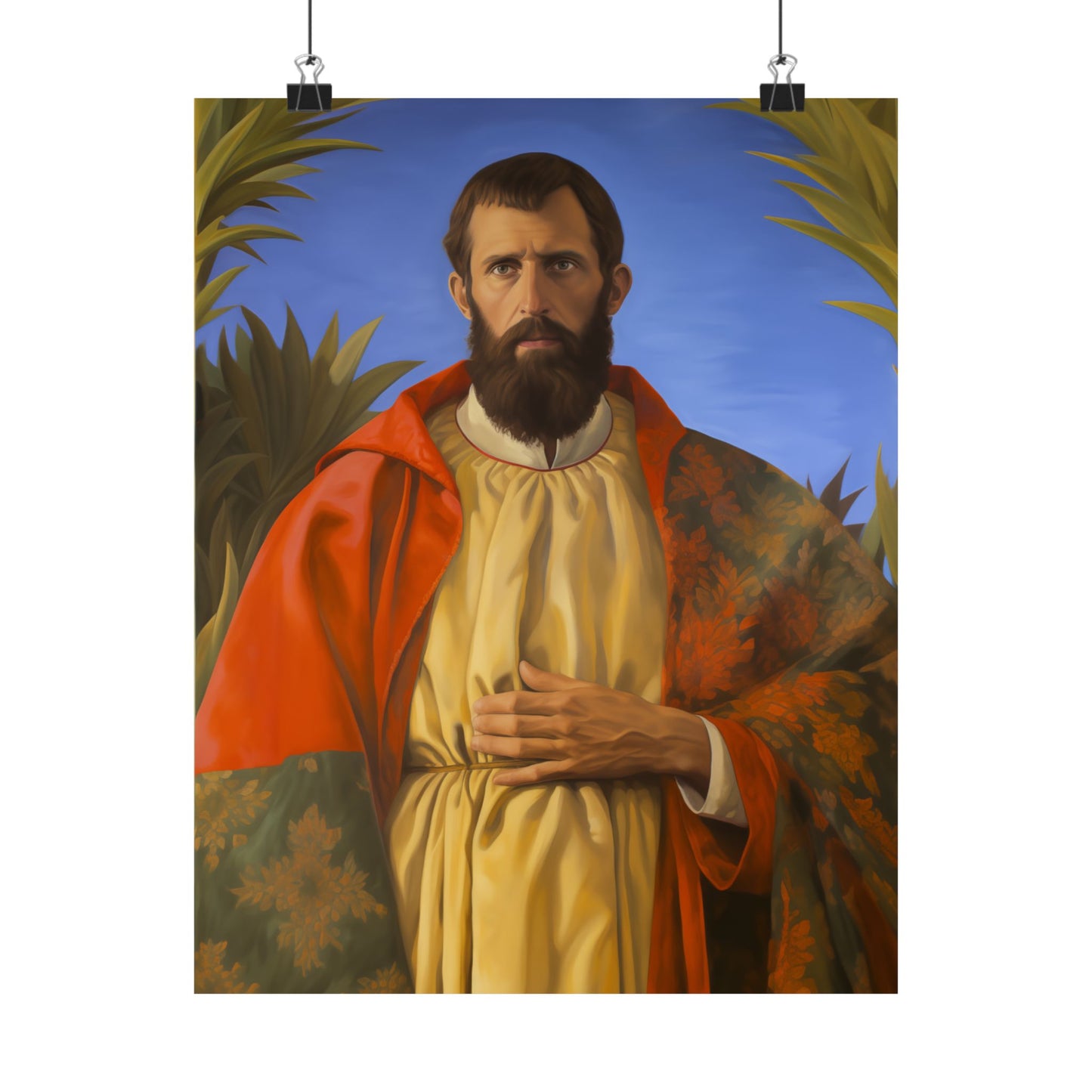 Saint Thomas the Apostle - Sanctified Souls Print - Multiple Sizes - Premium Matte Vertical Posters