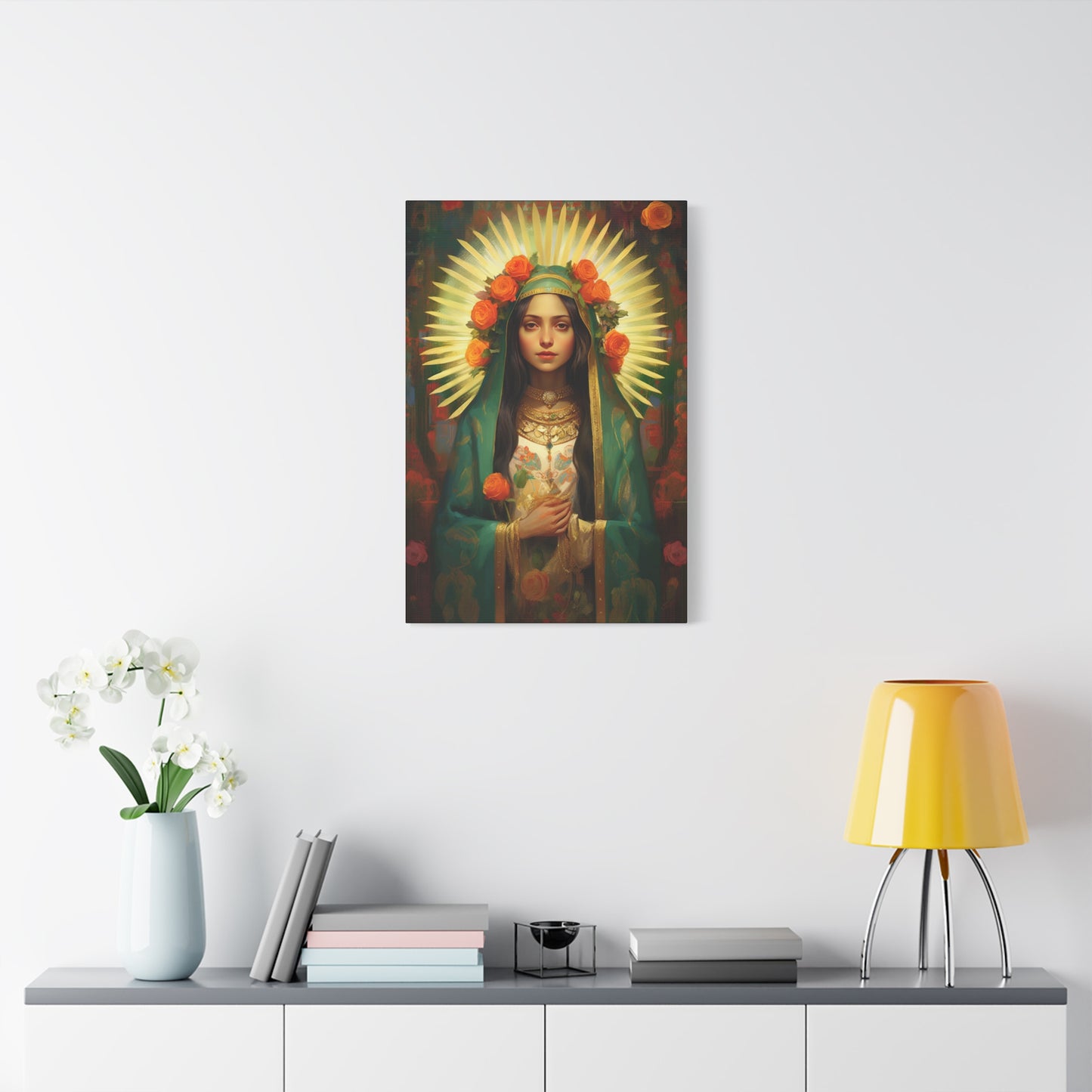 Patroness of Hope Our Lady of Guadalupe Museum Wrapped Canvas Print - Multiple Sizes - Catholic Home art