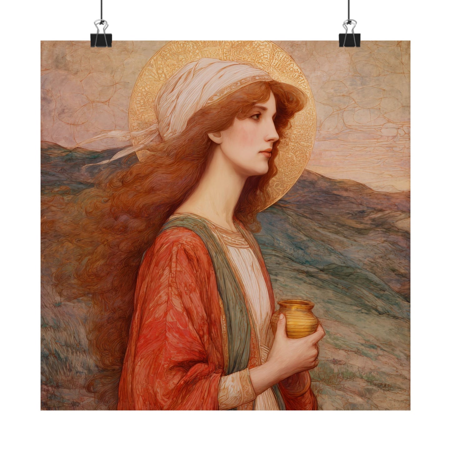 Saint Joanna - Sanctified Souls Print - Multiple Sizes - Premium Matte Vertical Posters