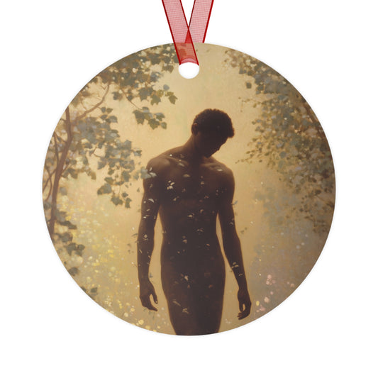 Saint Adam Metal Ornament - Religious Holiday Christmas Ornament and Keepsake - Prayer Ornament