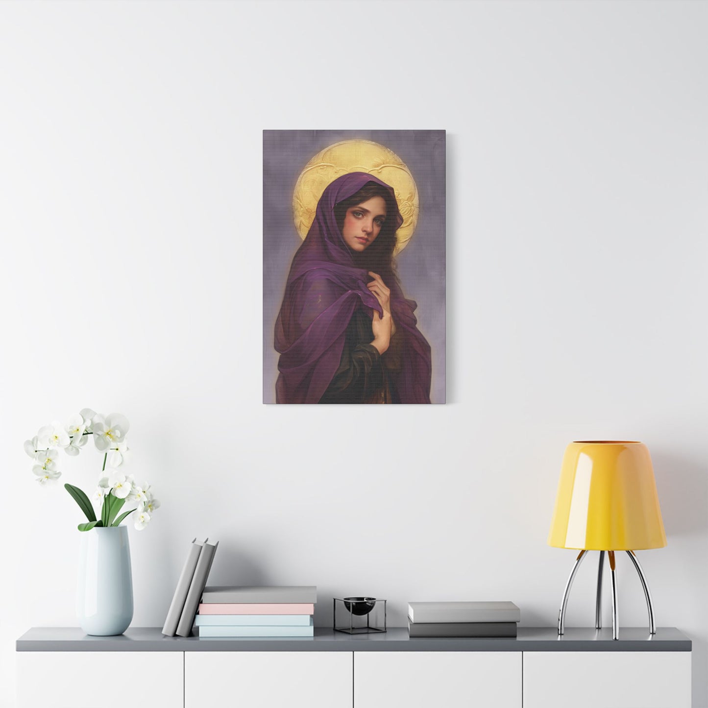 Saint Lydia Purpuraria / Lydia of Thyatira  - Museum Wrapped Canvas - Print - Religious Art for your Home - Christian print - Religious