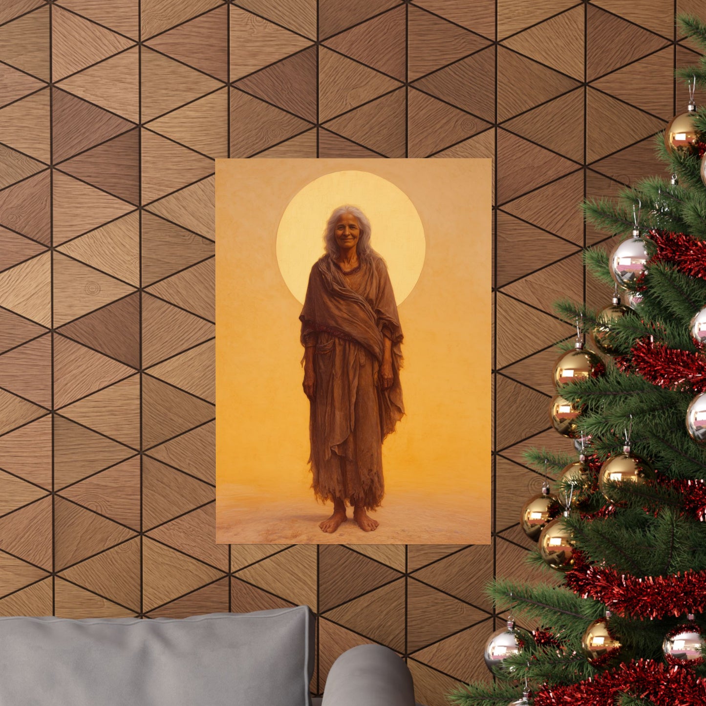 Saint Mary of Egypt - Desert Mother - Sanctified Souls Print - Multiple Sizes - Premium Matte Vertical Posters