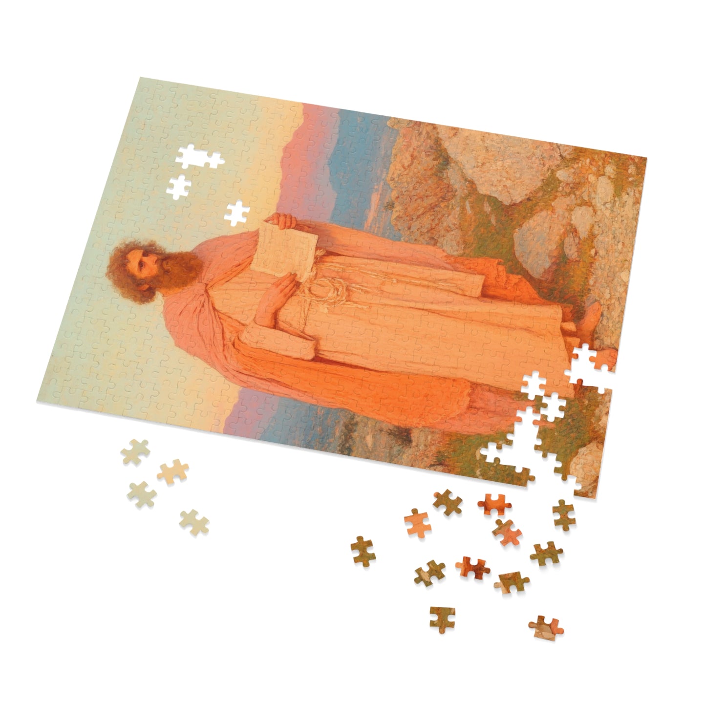 Obadiah - Keeper of the Lord's Warning and Mercy - Puzzle & Keepsake Tin - Religious Jigsaw Puzzle (30, 110, 252, 500,1000-Piece)