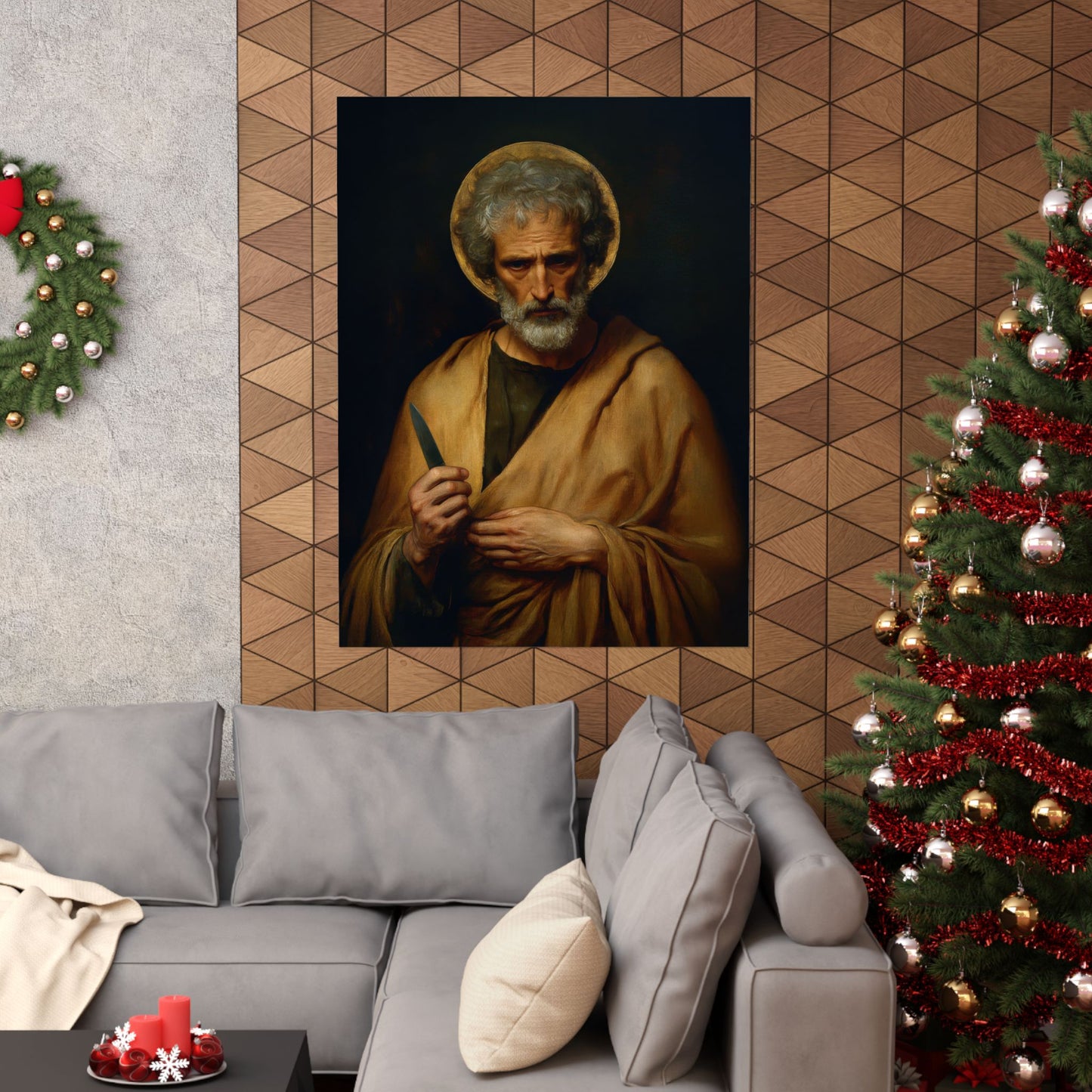Saint Bartholomew the Apostle - Sanctified Souls Print - Multiple Sizes - Premium Matte Vertical Posters