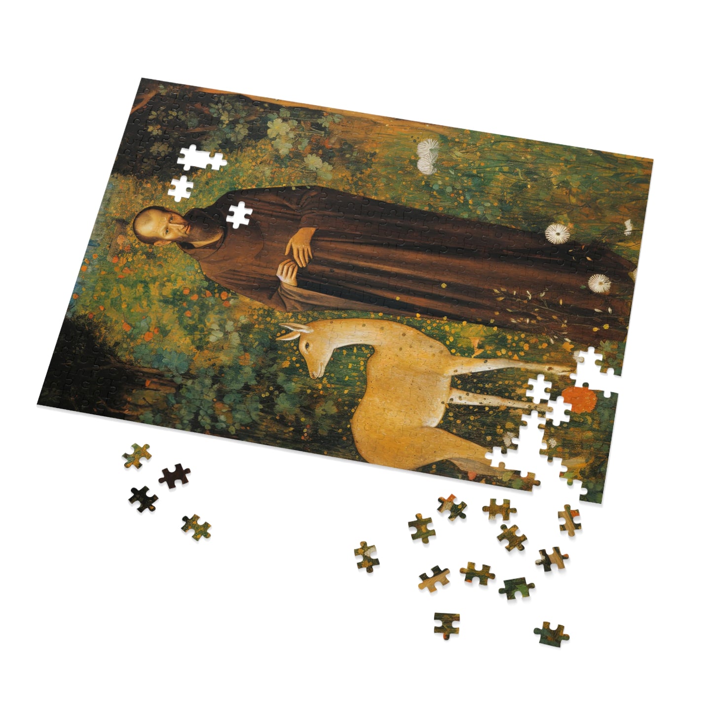 Saint Giles - Puzzle and Keepsake Tin - Religious Jigsaw Puzzle (30, 110, 252, 500,1000-Piece) - Religious Puzzle